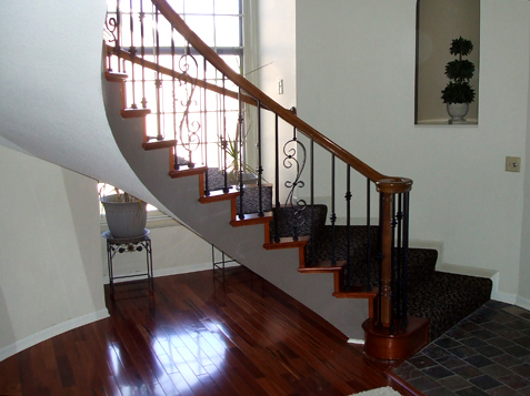 changing out my spindles from wood to wrought iron